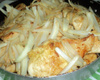 Filé de frango acebolado