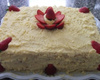 Torta de morango com nata