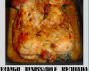 Frango desossado e recheado do Lúcio Cezar
