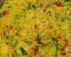 Arroz com açafrão, tomate seco e mussarela