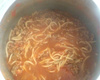 Macarrão com carne moída