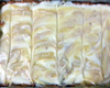 Torta de limão com cobertura de chocolate branco