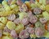 Linguiça ao forno com batatas