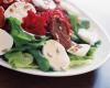 Salada com sementes de girassol