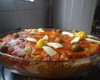 Macarrão de forno com presunto e queijo