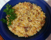 Risoto de carne seca com abóbora