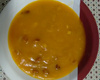Caldo de cenoura com gengibre