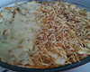 Arroz com frango em camadas