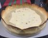 Quiche com massa de pastel