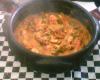 Moqueca de Sururu com farofa de alho