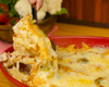 Macarrão ao leite gratinado
