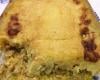 Bacalhau gratinado com purê de batatas
