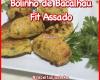 Bolinho assado de bacalhau