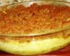 Bolo de batata com carne e queijo