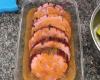 Tender com molho agridoce de laranja