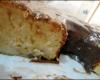 Bolo de Banana com cobertura de Brigadeiro