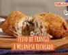Peito de frango à milanesa recheado