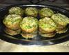 Muffin de espinafre e queijo feta