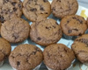 Cupcake de banana com chocolate e aveia