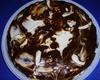 Bolo de chocolate e café