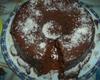 Bolo de chocolate com creme de café com chocolate