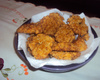 Bolinho de arroz com queijo ralado