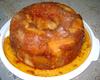 Bolo de banana com calda