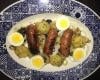 Linguiça ao forno com batatas