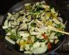 Salada de berinjela e pimentão
