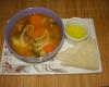 Sopa de legumes com músculo e massinha