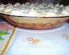Doce de banana com creme