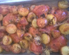 Frango assado com batata