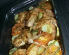 Asa de frango assada no forno