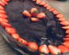 Pavê de chocolate preto e chocolate branco