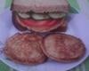 Hambúrguer de aveia vegetariano