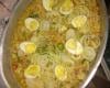 Bacalhau com grão-de-bico ao forno