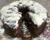 Bolo de chocolate com creme de café com chocolate