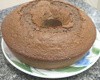 Bolo de chocolate e calda de chocolate