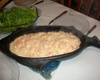 Salmão ao molho branco de camarão