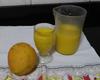 Suco de casca de manga
