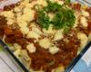 Macarrão Capeletti ao molho de tomate.