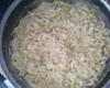 Macarronada de sardinha e molho branco