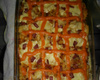 Macarrão de forno com presunto e queijo