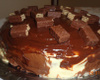 Bolo trufado de brigadeiro branco e preto