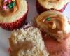 Cupcake de Baunilha com cobertura de Doce de Leite