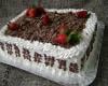Bolo de morango e chocolate