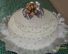 Bolo de casamento (2 andares)