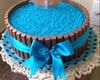 Bolo de aniversário com kit kat