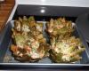 Alcachofras recheadas ao forno