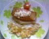 Salmão e purê de batatas ao vinagrete encorpado